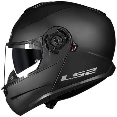 Imagem de Capacete LS2 Articulado FF908 Strobe II Orion, Preto Fosco, 56