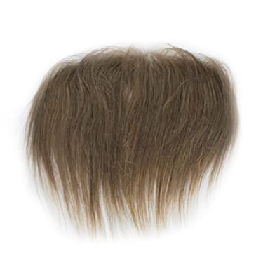 Imagem de Suncolorhair Toupee masculina para queda de cabelo frontal na testa (6 castanho-claro)