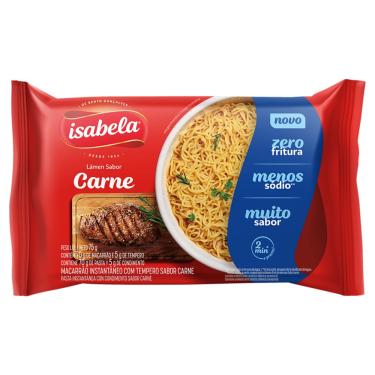 Imagem de Macarrão Instantâneo Lámen Carne Isabela 75g