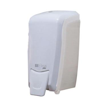 Imagem de Dispenser Suporte Saboneteira Refil Espuma Branco c/ Cristal Elisa Plu