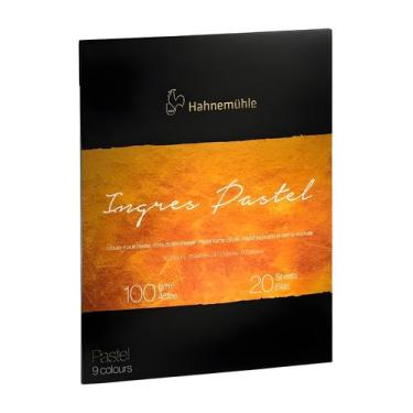 Imagem de Bloco Hahnemuhle The Collection Ingres/pastel 09 Cores 24x31cm 20 Folh