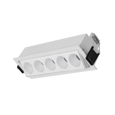 Imagem de Spot De Embutir Nordecor Downlight Powerus Led Direcionável Alto Irc 90 10w Bivolt Lente Branca 3000k