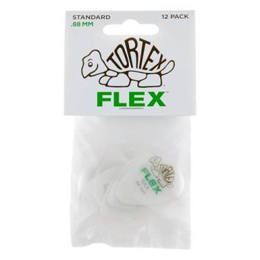 Imagem de Palheta de guitarra Jim Dunlop Dunlop Tortex Flex Standard de 0,88 mm Verde - Pacote com 12 (428P.88)