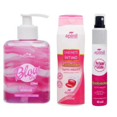 Imagem de Kit Blow Girl + Sabonete Íntimo + Perfume de Calçinha Tutti Frutti - A