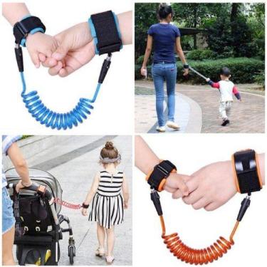 Imagem de Pulseira Cordão Pulso Segurança Infantil Passeio Anti Perda - sweet ho
