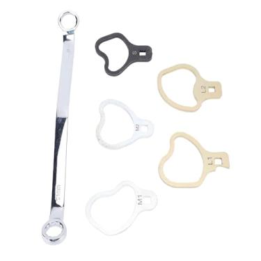 Imagem de Aramox 41620 Kit de Camber Caster, 6 PCs Com Ferramentas Essenciais de Dobragem Dupla para Ajustes de Braço de Controle para Veículos Prevenção Corrosiva