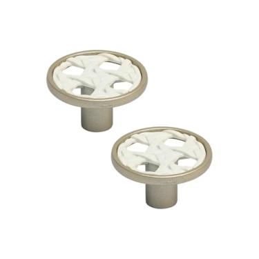 Imagem de Puxador Unifuro Ponto Palha De Armario Gaveta Moveis Zm 100 (2, Champagne)