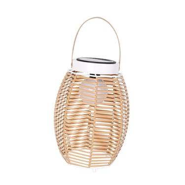 Imagem de Generic Lanterna solar suspensa para áreas externas, luz decorativa com alça, luz de jardim à prova d'água para caminho, quintal, gramado, pátio,