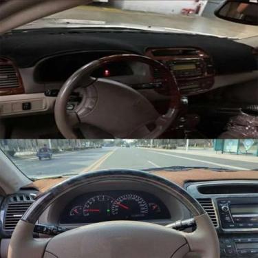 Imagem de LYBQFZ Capa de painel de instrumentos de carro tapete de painel de instrumentos acessórios de almofada protetora, para Toyota Camry V30 V36 2002-2006