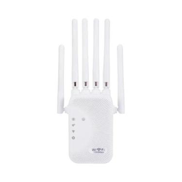 Imagem de Repetidor Amplificador WiFi Dual Band 2.4G 5G 1200 300Mbps Expansor De