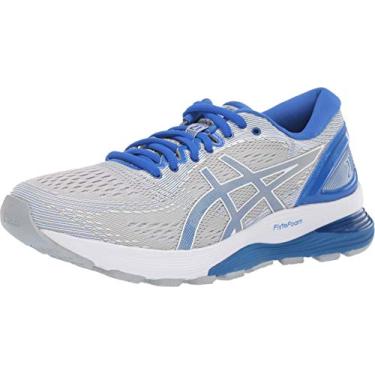 Imagem de T nis de corrida feminino Asics Gel-Nimbus 21 Lite-Show, Mid Grey/Illusion Blue, 7