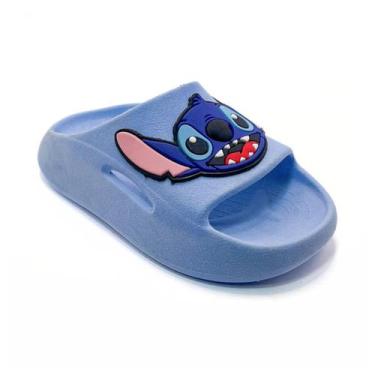 Imagem de Sandália Chinelo Menina Menino Stitch Lindo Moda Ajustável Leve - Jojo