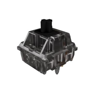 Imagem de Gateron Ink v2 Switches 5pin RGB Linear Switch para teclados mecânicos DIY (36 peças, tinta preta silenciosa)