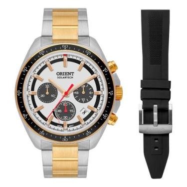 Imagem de Relógio Masculino Orient Solartech Cronógrafo Pulseira Extra Exclusivo