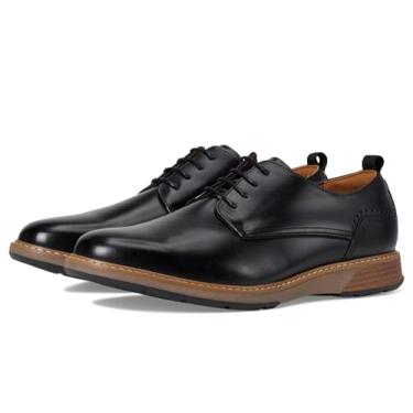 Imagem de Stacy Adams Sapato Oxford masculino Pacer de bico liso, Preto, 47