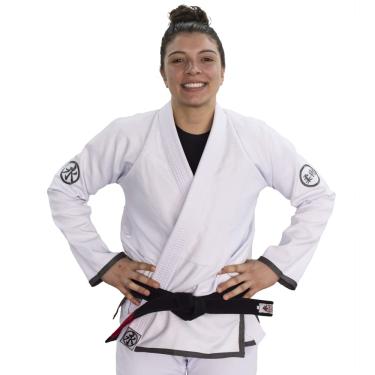 Imagem de Keiko Sports Slim Fit, Kimono Juvenil Trancadinho Unissex, Branco (White), A4