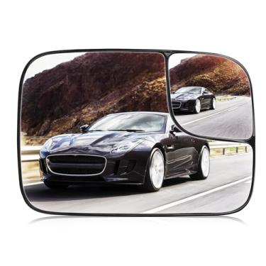 Imagem de Vidro espelhado lateral do passageiro direito compatível com Dodge Ram 1500 2500 3500 retrovisor aquecido substituição 5161011AA 5191035AA (CH1324121)