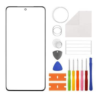 Imagem de Duotipa Conjunto de reparo de vidro frontal de 17.2 cm para Oneplus 12R 1+12R CPH2609 com adesivo OCA incluindo kit de ferramentas, sem tela LCD e digitalizador sensível ao toque