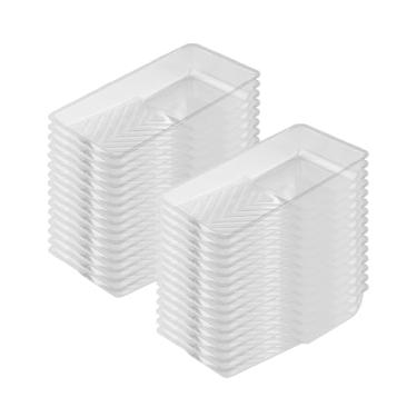 Imagem de Forros de bandeja de pintura Bates – 10 cm, pacote com 12, descartáveis, de plástico, mini, bandeja de rolo