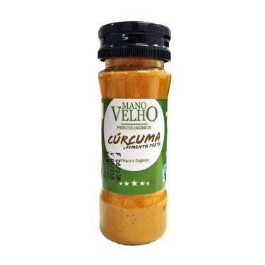 Imagem de Cúrcuma Com Pimenta Preta Em Pó Orgânica Mano Velho 60G