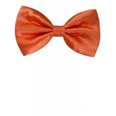 Imagem de Gravata Borboleta Social Com Regulador Ref: 247 - karecato, Laranja, A