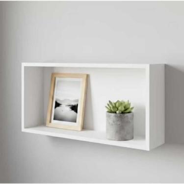 Imagem de Nicho Retangular Grande 50x25x10 cm  100% MDF para Sala, Quarto e Cozi