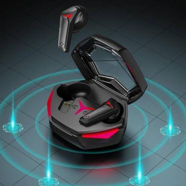 Imagem de Fones de ouvido sem fio Bluetooth 5.5 com iluminação RGB IPX7 - Marca 