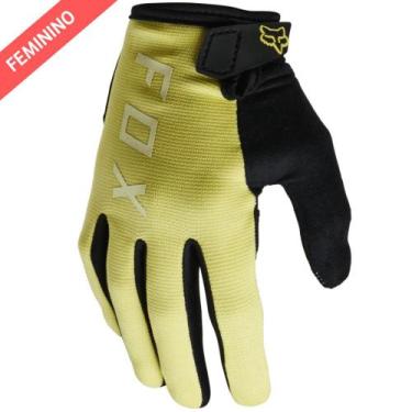 Imagem de Luva Fox Feminina Ranger Gel, 3, Amarelo, G