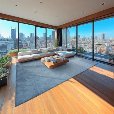 Imagem de Tapete 300x400cm Relex N Tapetes São Carlos Azul Cobalto