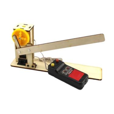 Imagem de Almencla Kit de materiais para modelo de portão de madeira, física, resistente, fácil montagem, quebra-cabeças 3D interativos, modelo educacional para sala de