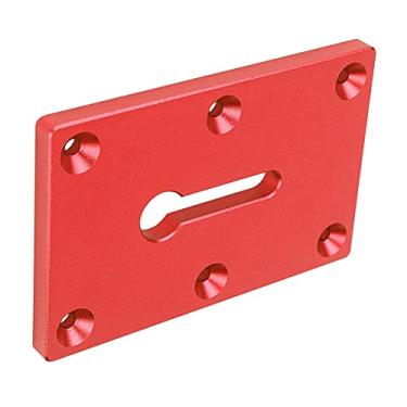 Imagem de AUNMAS Placa Montada Em Alicate, Acessório de Montagem Em Liga de Alumínio, Ferramenta de Madeira para Alicates de Travamento, Bancos de Gravação Com 6 Parafusos, para Marcenaria DIY (Vermelho)