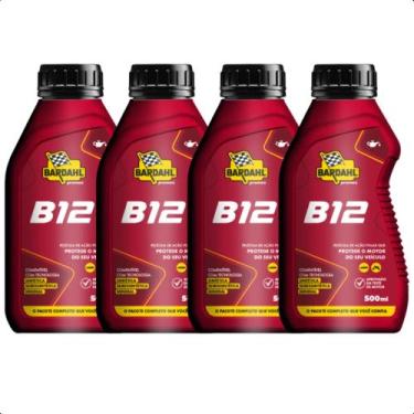 Imagem de Aditivo Para Óleo De Motor Bardahl B12 Plus 500ml 4 Unidades - BARDAHL