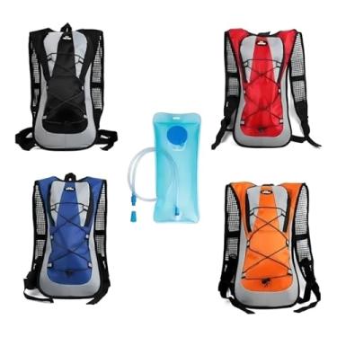 Imagem de Mochila de Hidratação para Bike e Ciclismo – Bolsa Impermeável Com Reservatório – Leve, Compacta, Esportiva – Corrida, Trilha, MTB e Esportes (Azul)