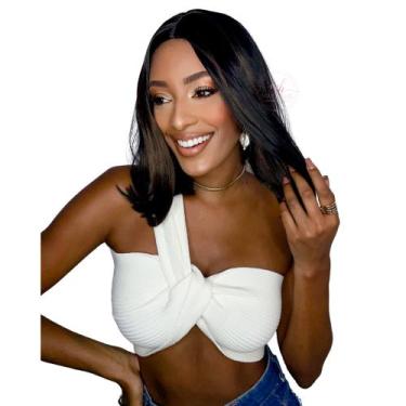 Imagem de Peruca Wig Curta 100% Fibra Organica Idêntica Cabelo Humano - Mhair