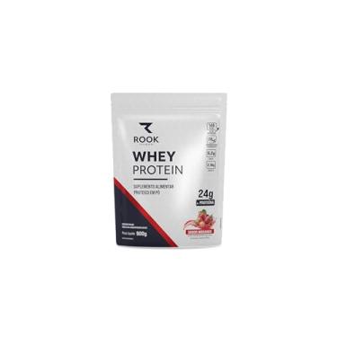 Imagem de Whey Protein Rook Sabor Morango 900g Suplemento Concentrado Proteína Concentrada