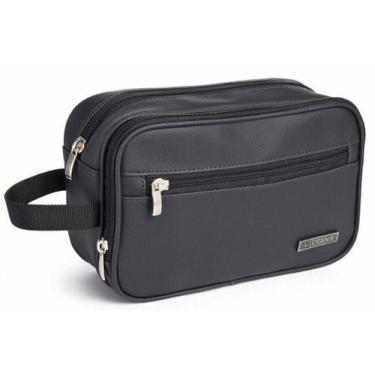 Imagem de Necessaire Vinil Masculina Viccina, Preto