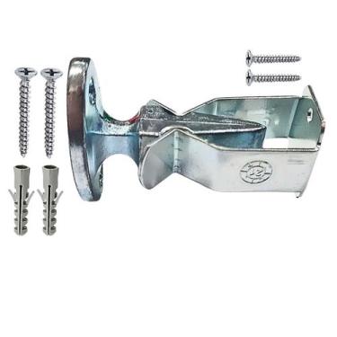 Imagem de Fixador Prendedor de pressão Prata porta Rodapé top line instalação Pr