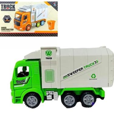 Imagem de Caminhao De Lixo Infantil Com Detalhes Realistas - GBG STORE