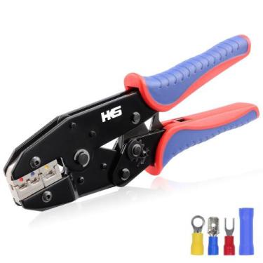 Imagem de Ferramenta de crimpagem HKS Ratcheting Wire Crimpers AWG 22-10