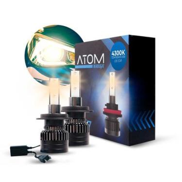 Imagem de Lâmpada LED ATOM M7 4300K 12V Alta Potência Várias Bases, H7