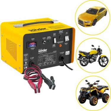 Imagem de Carregador de bateria 32-150ah 12v 127v cbv1600 Vonder