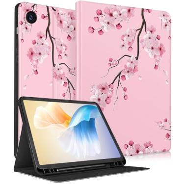 Imagem de LISEVO Capa para Samsung Galaxy Tab A9 Plus de 11 polegadas (SM-X210/X216/X218), capa fólio fofa para meninas e adolescentes com suporte para lápis, design automático semana/sono para tablet Samsung