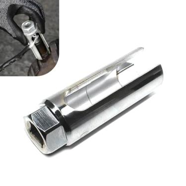 Imagem de Dogary 1 soquete para sensor de oxigênio para carro, ferramenta de remoção de sensor de O2, portão lateral tipo I de 6 pontos de 7/20.3 cm, acessa o sensor lateral, chave de desmontagem de modificação