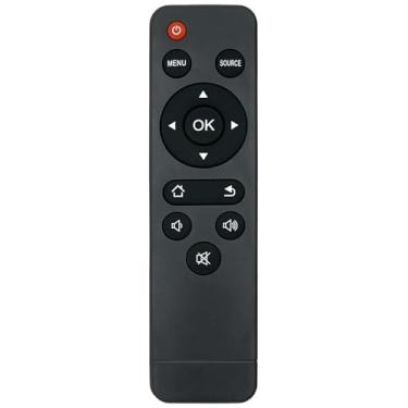 Imagem de AOERUOW Controle remoto de substituição compatível com projetor portátil Wimius S27 Mini LED LCD Wi-Fi