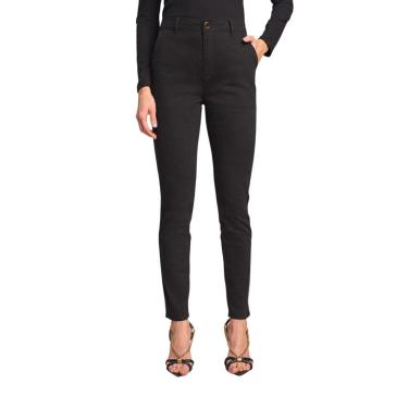 Imagem de Calça Lado Avesso Pin Up Jegging Preto Tam. 40-Feminino