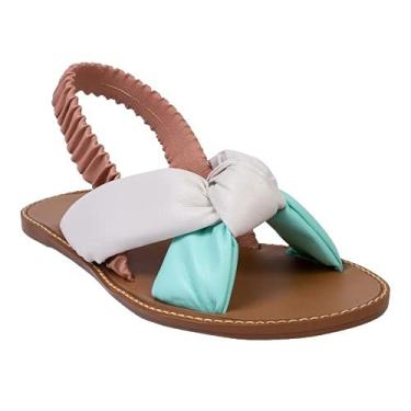 Imagem de Papete Feminina Tiras Fluffy Color - Off White 38