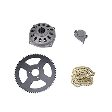 Imagem de Matybobe Caixa de engrenagens de tambor de embreagem 6T 68T Roda dentada de corrente traseira para Minimoto ATV de 2 tempos