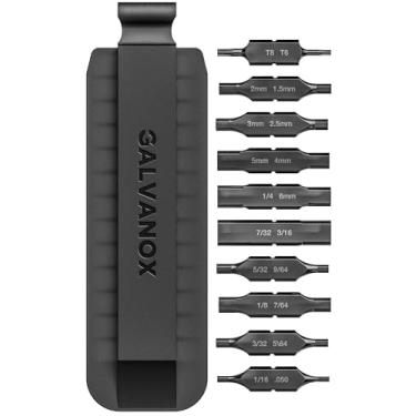 Imagem de Galvanox Kit de brocas de substituição para multiferramentas Leatherman - Conjunto hexagonal de 10 bits com suporte