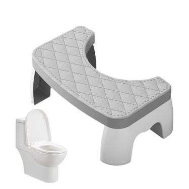 Imagem de Repousa-pés para banheiro - Agachamento para banco de banheiro resistente | Auxílio de assistência sanitária para crianças, idosos, adultos para casa, apartamento, dormitório