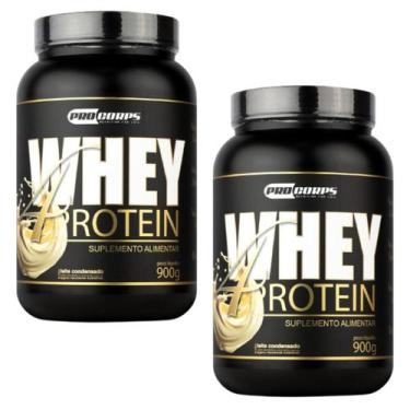 Imagem de Combo 2 Whey 4 Protein 900g  Ganho de massa muscular - Pro Corps, Leit